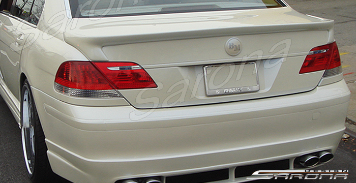 Custom BMW 7 Series Trunk Wing  Sedan (2005 - 2008) - $460.00 (Manufacturer Sarona, Part #BM-047-TW)